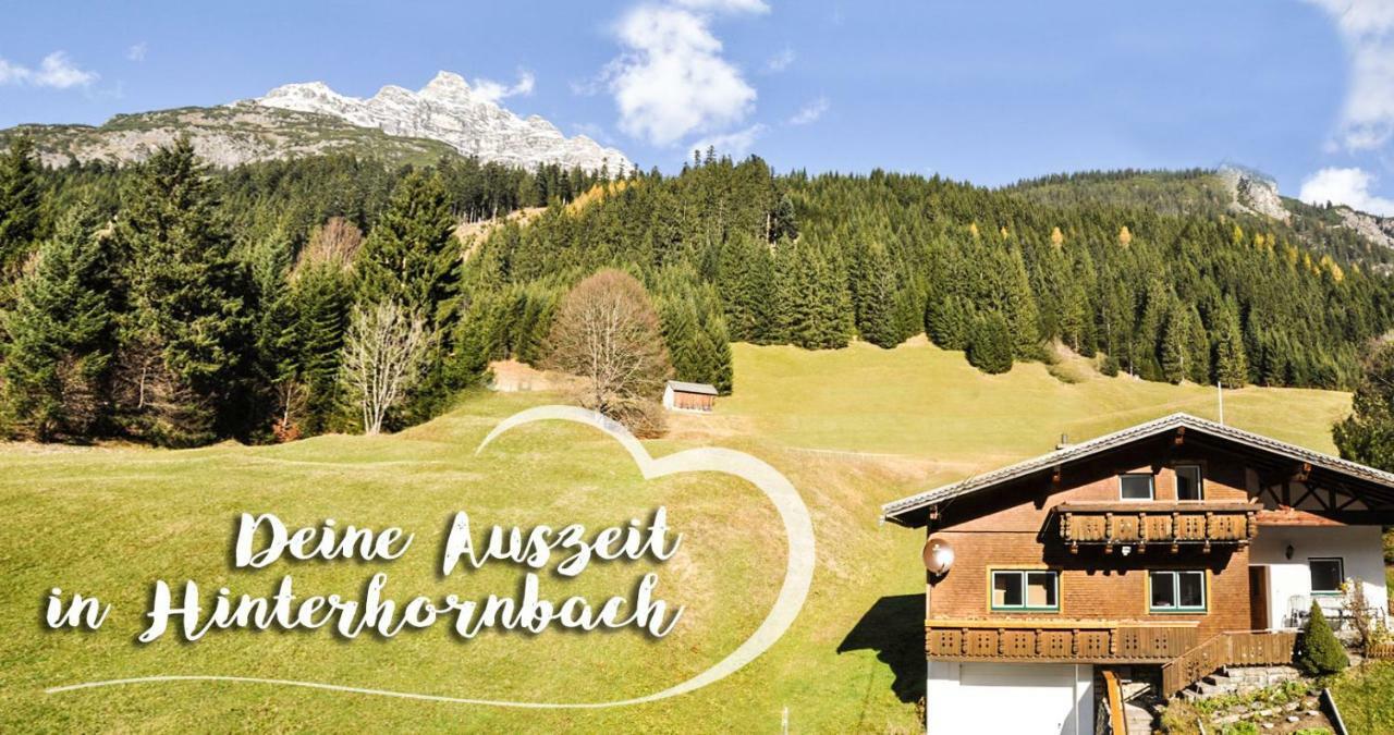 Ferienhaus Hochvogel Hinterhornbach Buitenkant foto